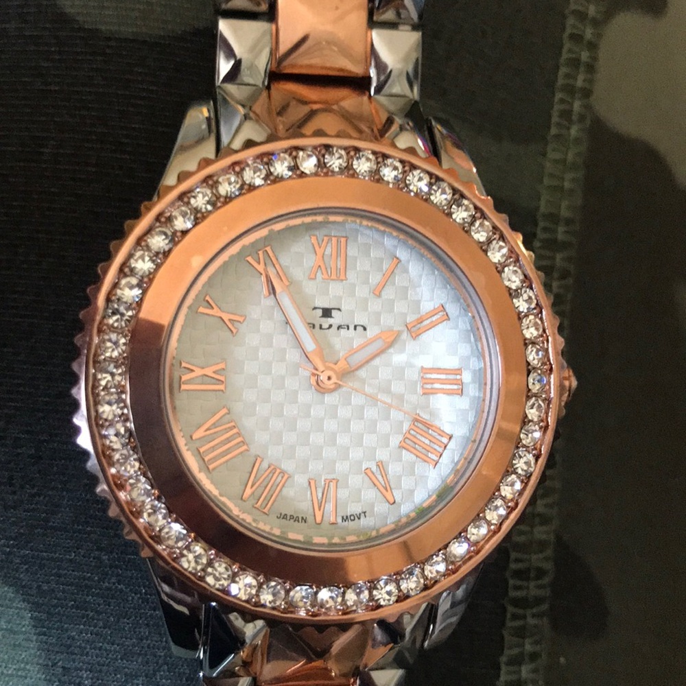 Tavan9436 Women's Silver&Rose Gold Bracelet Watch
